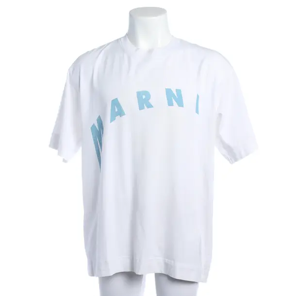 T-Shirt in White, Cotton, Marni