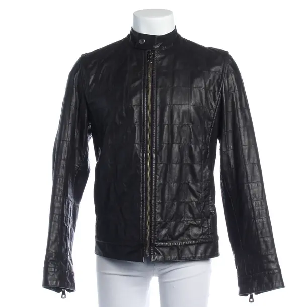 Lederjacke in Schwarz, Leder, Dolce & Gabbana