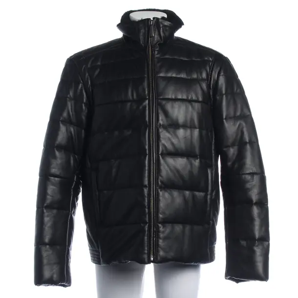 Leather Jacket in Black, Leather, Calvin Klein