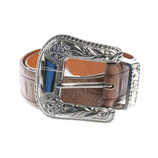 Belt in Brown, Leather, Reptile´s House