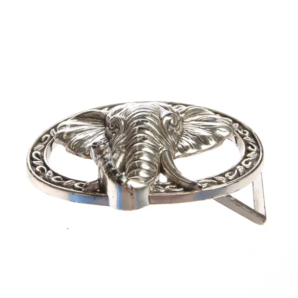 Belt Buckle in Metallic, Metal (metallic, metallised), Reptile´s House