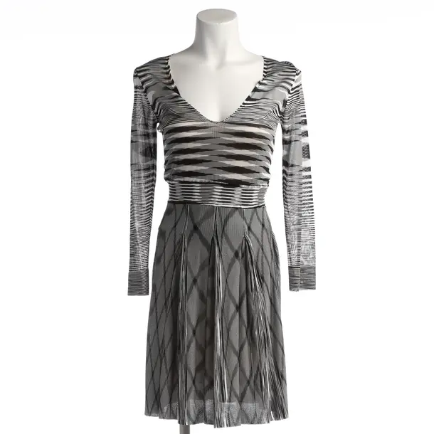 Kleid in Schwarz, Viskose, Missoni