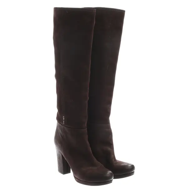 Stiefel in Braun, , Prada Linea Rossa