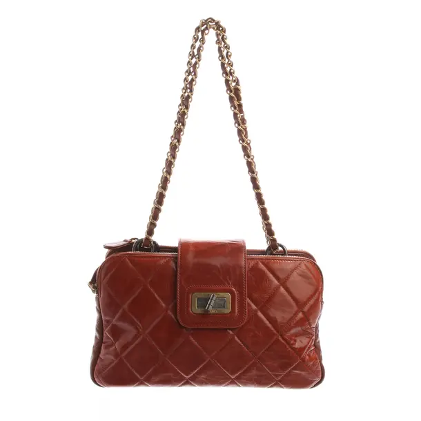 Schultertasche in Braun, Leder, Chanel