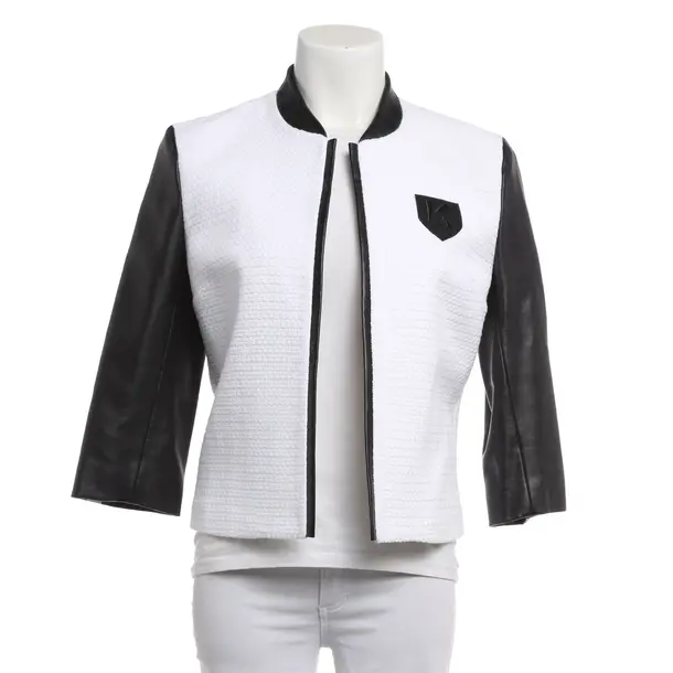 Summer Jacket, in Cream, Cotton, Karl Lagerfeld