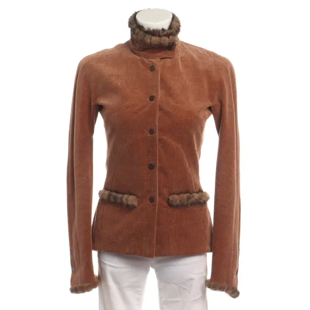 Übergangsjacke in Braun, Baumwolle, Chanel