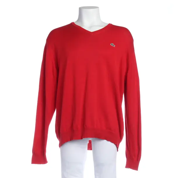Pullover in Rot, Baumwolle, Lacoste