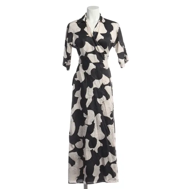 Kleid in Schwarz, Baumwolle, 0039 Italy
