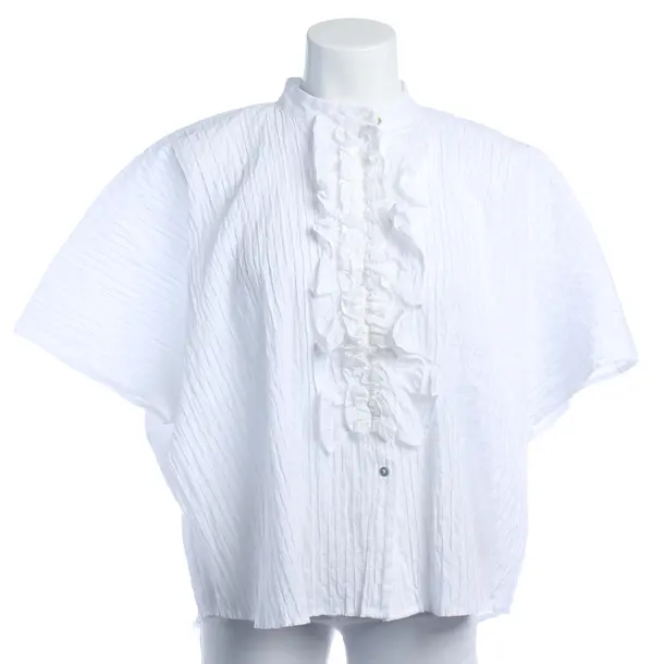 Blouse in White, Cotton, 0039 Italy