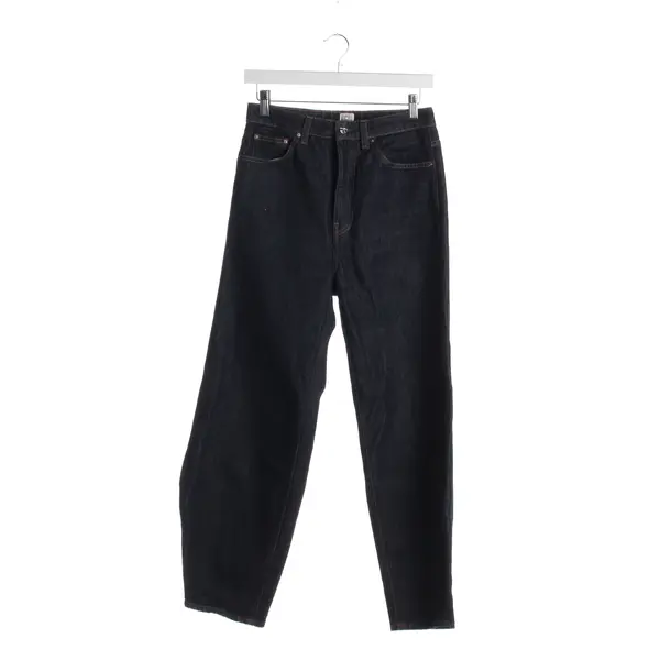 Jeans Straight Fit in Blau, Baumwolle, Totême