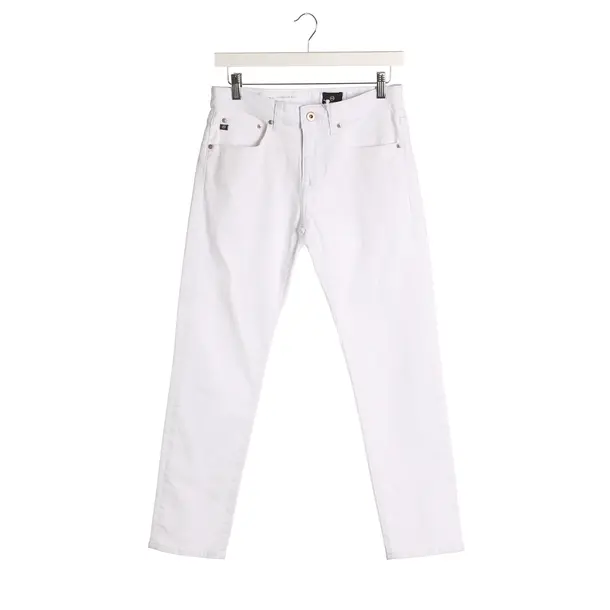Skinny Jeans in White, Cotton, AG Jeans