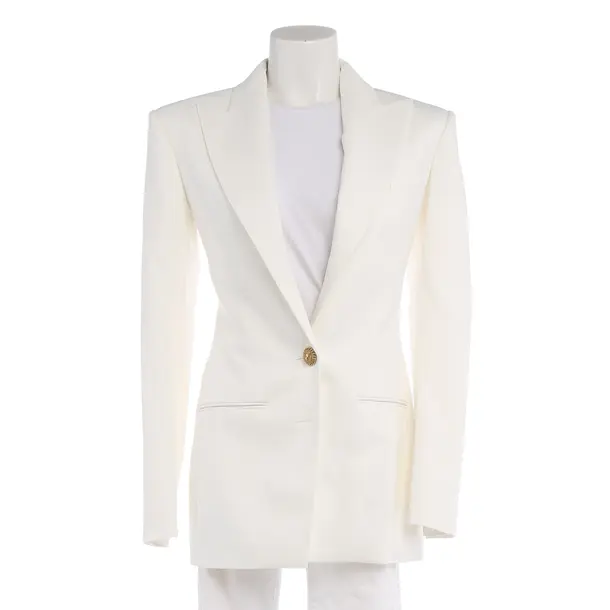 Blazer in Weiß, Viskose, Balmain