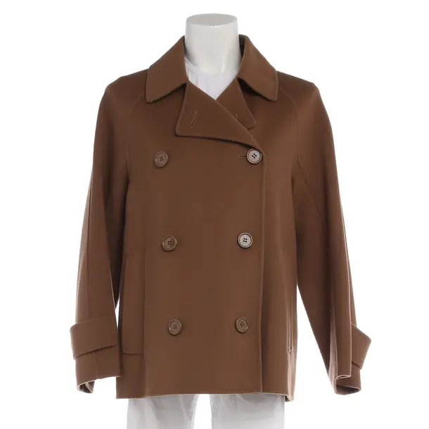 Übergangsjacke in Braun, Wolle, Max Mara