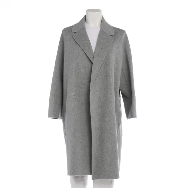 Übergangsmantel in Grau, Wolle, Max Mara