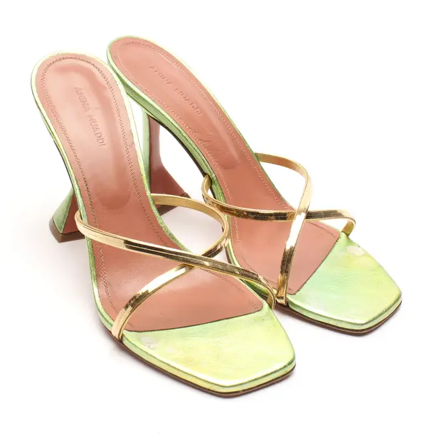 Sandaletten in Metallic, , Amina Muaddi