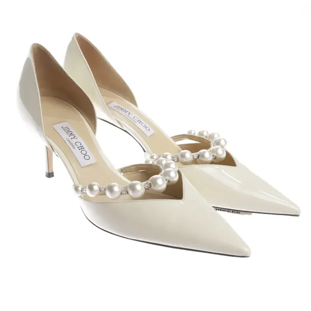 Pumps in Weiß, , Jimmy Choo