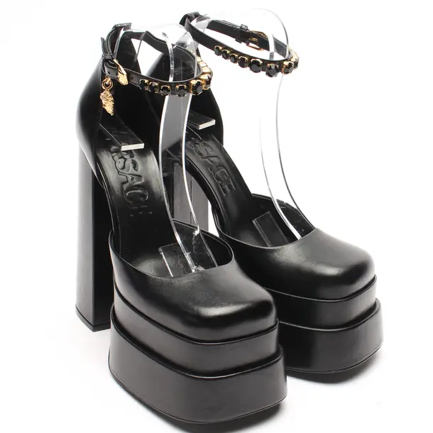 Pumps in Black, , Versace
