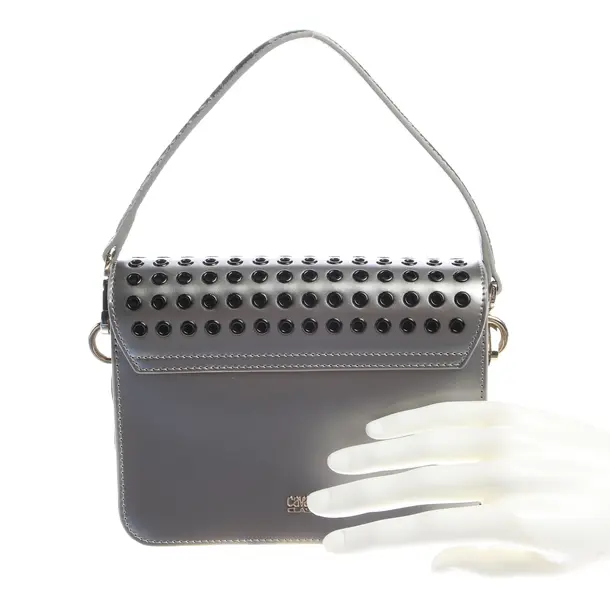 Handtasche in Metallic, Leder, cavalli CLASS