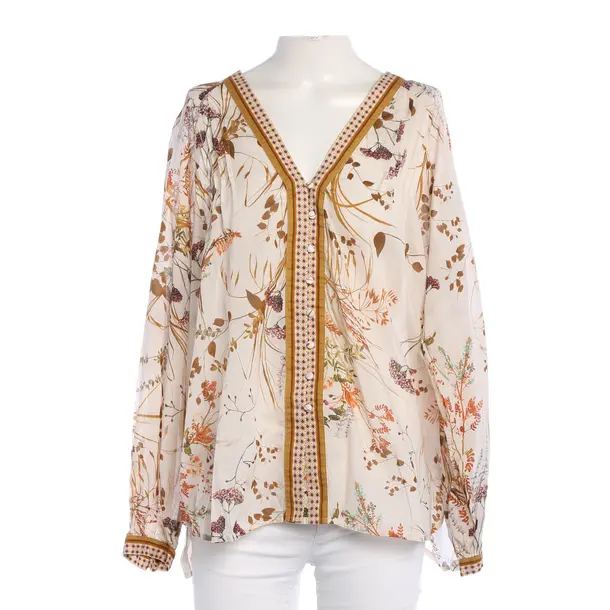 Blouse, in Cream, Cotton, Riani