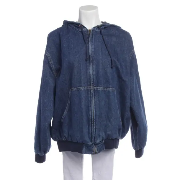 Hoodie in Blau, Baumwolle, American Vintage