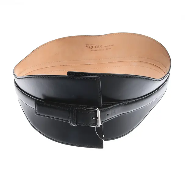 Belt in Black, Leather, Alexander McQueen