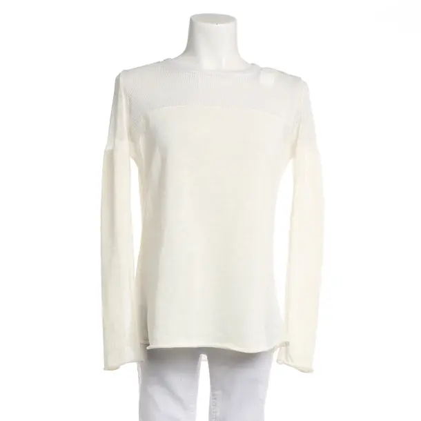 Pullover, in Cream, Baumwolle, Roberto Collina