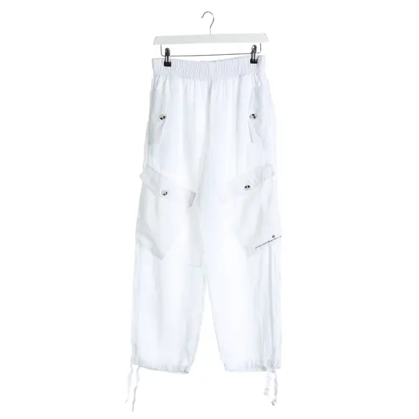 Pants, in White, Linen, Grace