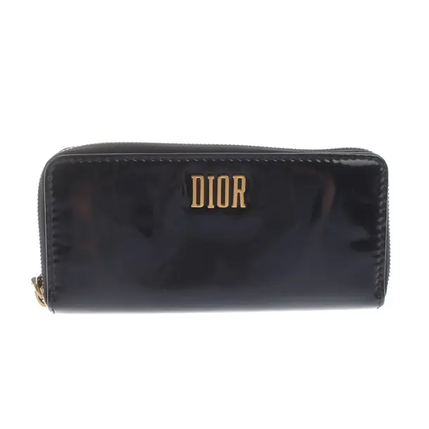 Wallet in Black, Leather, Dior