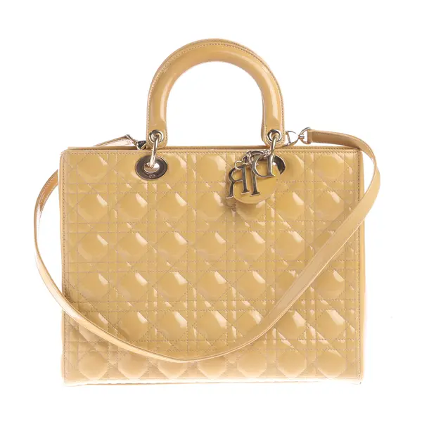 Handtasche in Braun, Leder, Dior