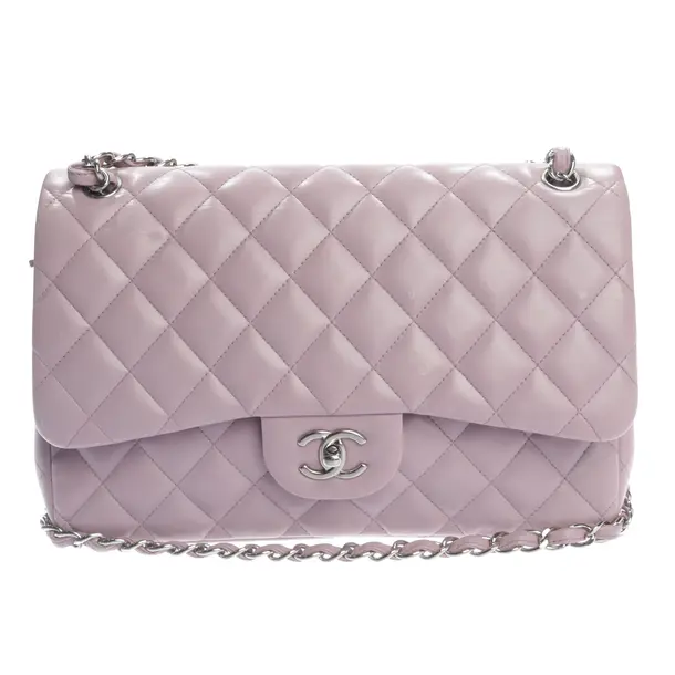 Schultertasche in Lila, Leder, Chanel