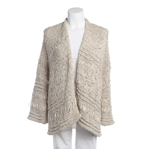 Cardigan in White, Cotton, Sminfinity