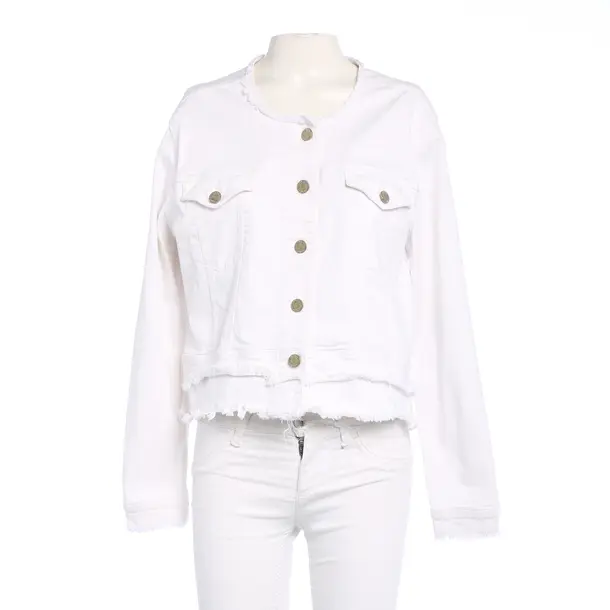 Jeansjacke in Weiß, Baumwolle, Riani
