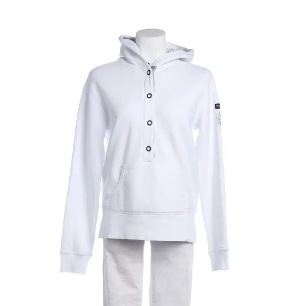 Hoodie in Weiß, Baumwolle, Bogner Fire and Ice