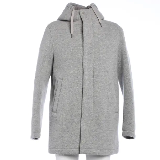 Winter Coat in Gray, Wool, Herno