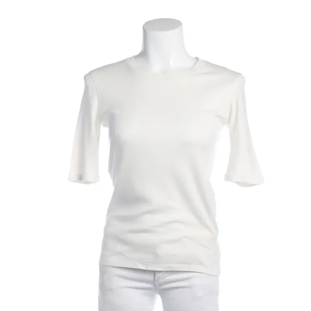 Shirt in White, Cotton, Closed