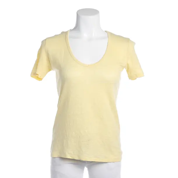 Shirt in Gelb, Baumwolle, Closed