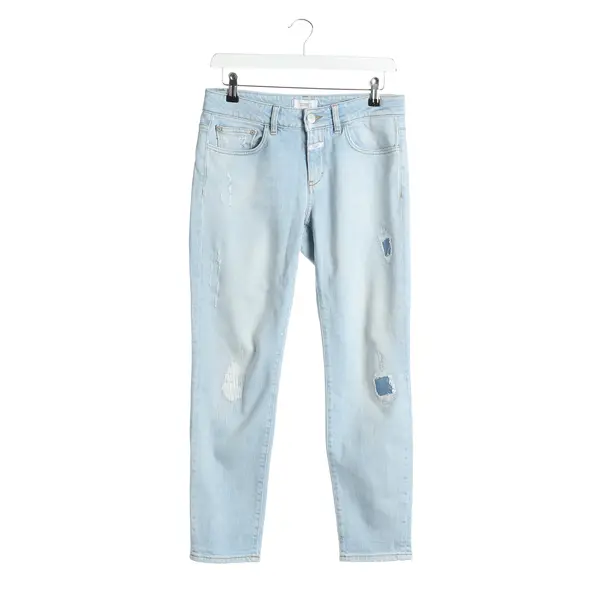 Jeans Straight Fit in Blau, Baumwolle, Closed