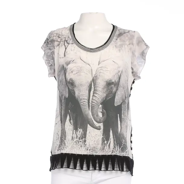 Shirt in White, Silk, Marc Cain