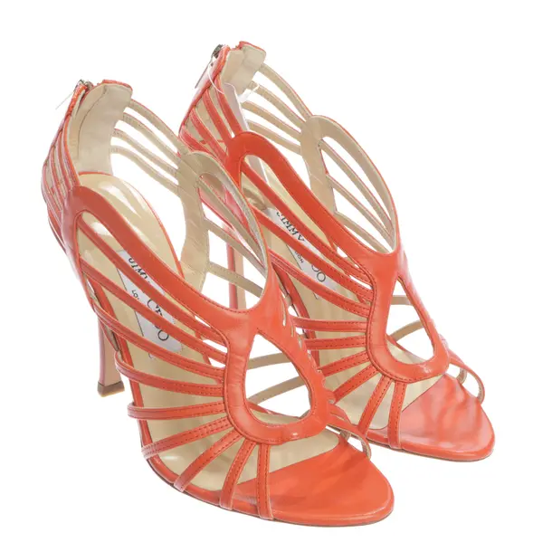 Sandaletten in Orange, , Jimmy Choo