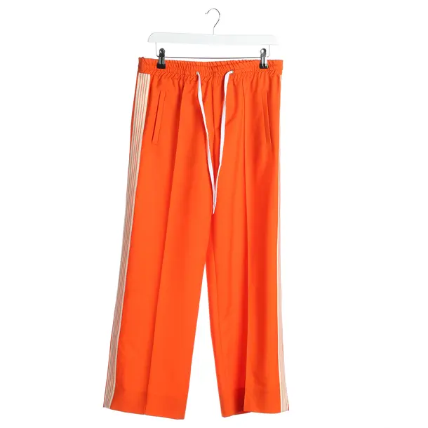 Pantaloni da jogging, in Arancione neon, Lana, Miu Miu