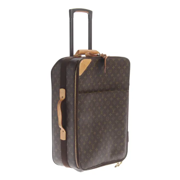 Suitcase in Brown, Canvas, Louis Vuitton