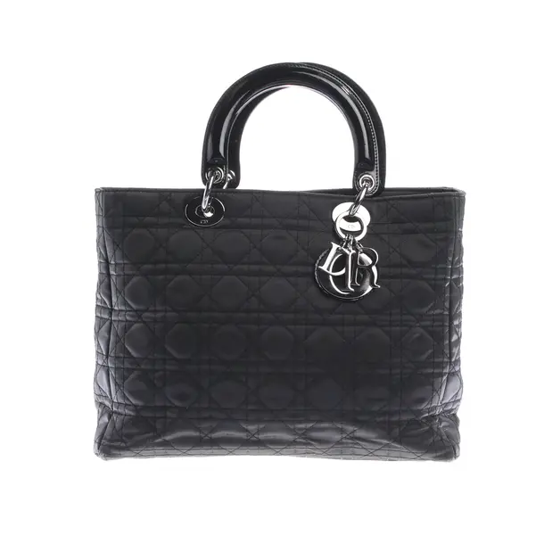 Handtasche in Schwarz, Leder, Dior