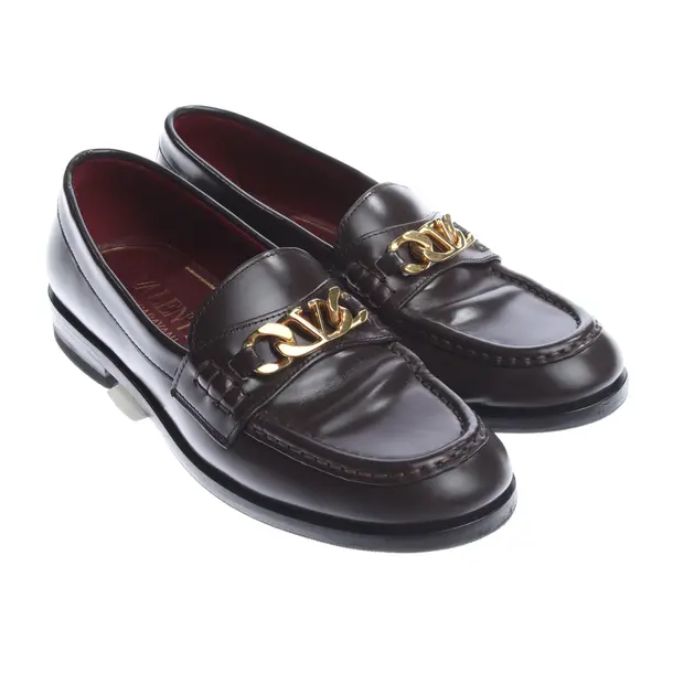 Loafers in Brown, , Valentino