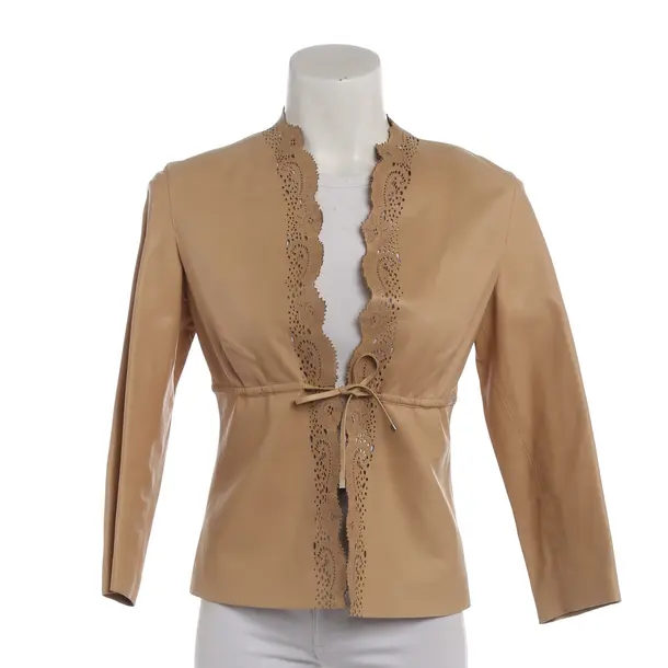 LeatherJacket in White, Leather, Gucci