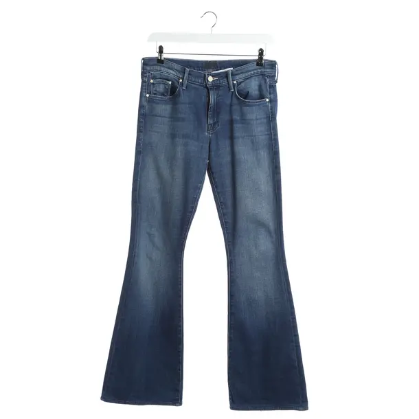 Jeans Bootcut in Blau, Baumwolle, Mother