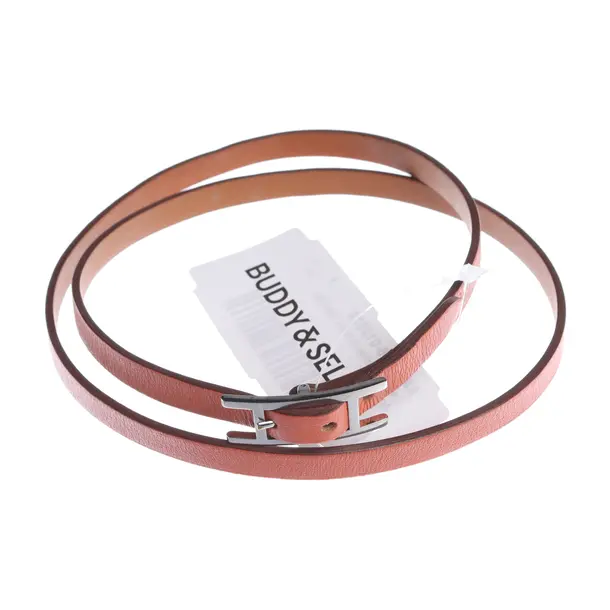 Bracelet in Orange, Leather, Hermès