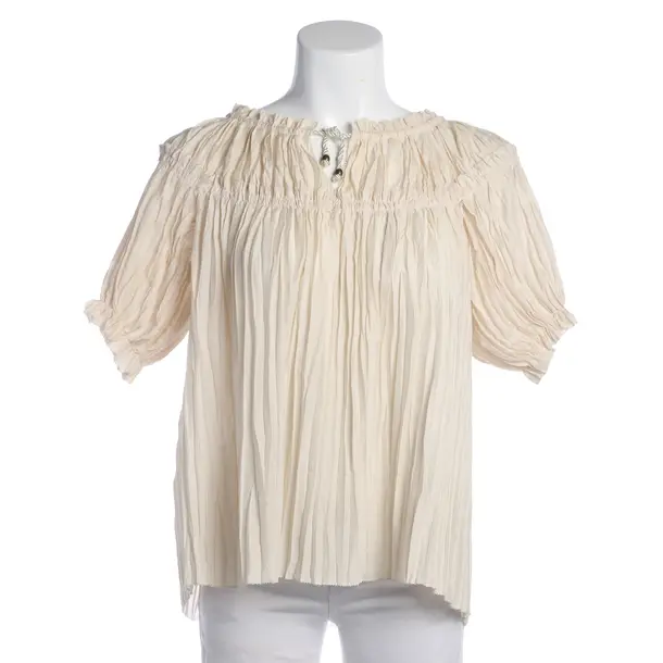 Blouse in White, Polyester, Diane von Furstenberg