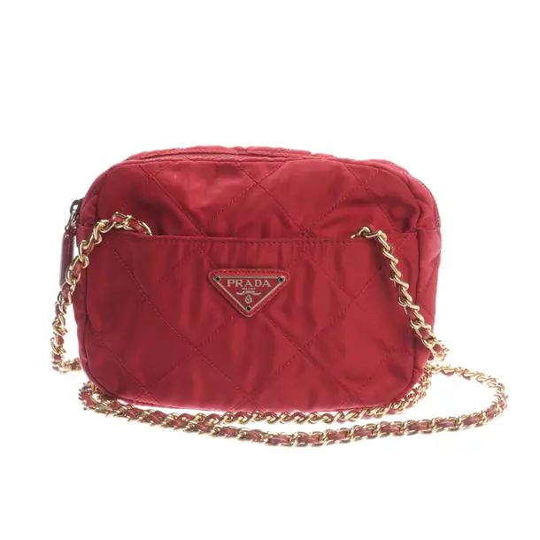 Evening Bag, in Red, Polyamide, Prada