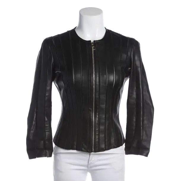LeatherJacket in Black, Leather, Versace