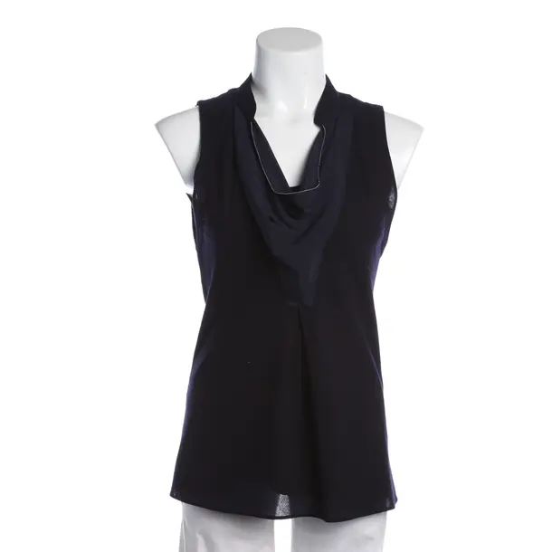 Top in Blau, Wolle, Brunello Cucinelli